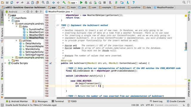 Android Tutorials by JavaCourseDrive - Inserting Bulk Data | Content Providers смотреть онлайн