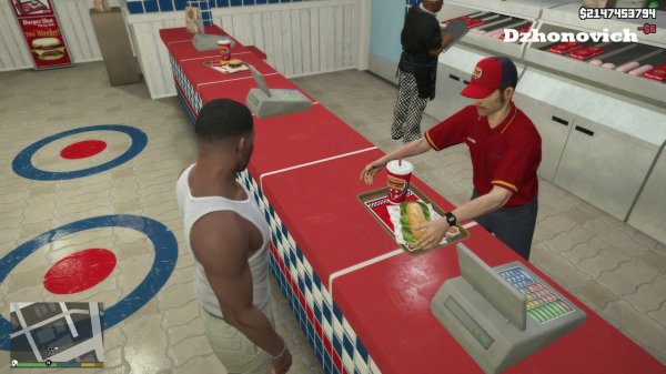 GTA 5 mod Working Burger Shot - review and installation of the mod
