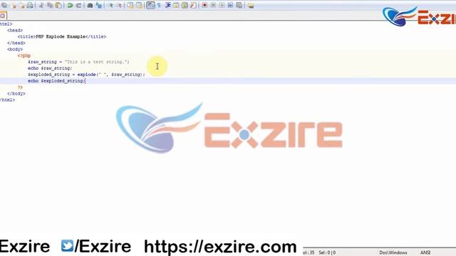PHP Explode Function - Explained with example | Tutorial By Ajjay Aroraa (AJ) - Exzire.com смотреть онлайн
