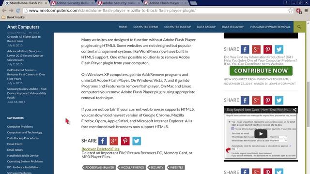 Standalone Flash Player - Mozilla to Block Flash Player Plugin смотреть онлайн