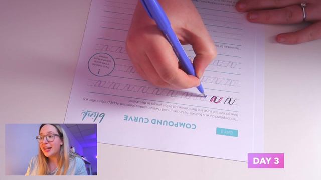 I Try Calligraphy FOR THE FIRST TIME | 7 Day Drills Challenge by Blink Lettering смотреть онлайн