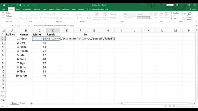 IF Function With AND OR NOT & Multiple Criteria Simple To Advanced Excel Malayalam Tutorial