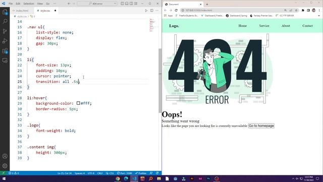 Create 404 Page Not Found | Responsive Web Page Design using Html & CSS смотреть онлайн