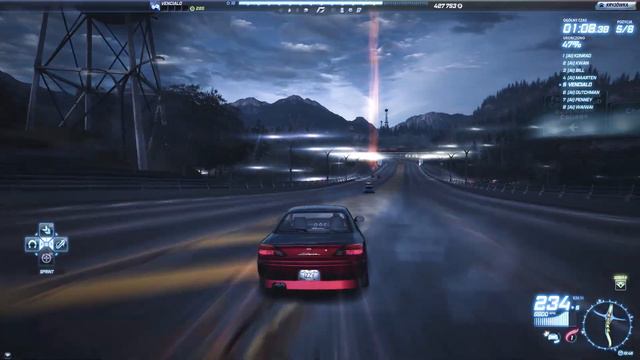 NFS World stupid AI at the end of the race смотреть онлайн