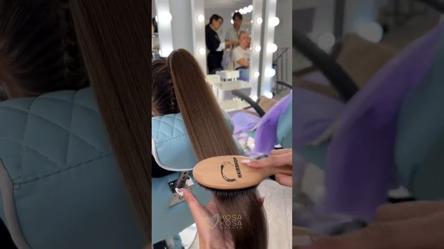 Длинная коса от нашей студии⚡️ Как Вам переход? 😍 #рек #косы #красота #стиль #hairstyle #образ смотреть онлайн