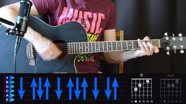 Мияги - Самая на гитаре БЕЗ БАРРЭ смотреть онлайн