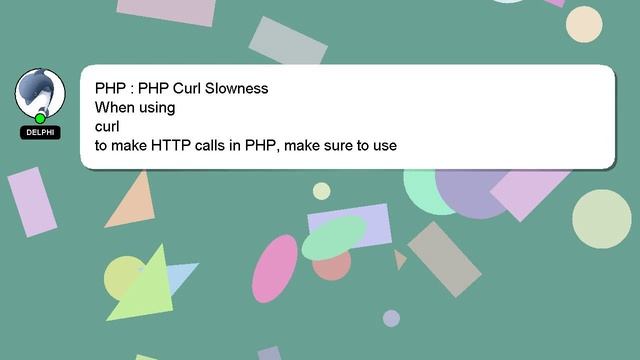 PHP : PHP Curl Slowness смотреть онлайн