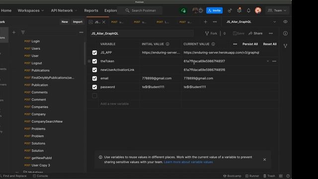 Postman GraphQL Ailar part1 смотреть онлайн