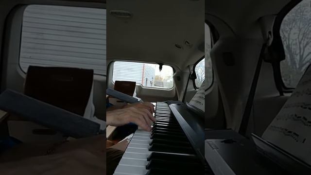 Warming up for an organist gig - In the Back of my Grand Caravan!!!! смотреть онлайн