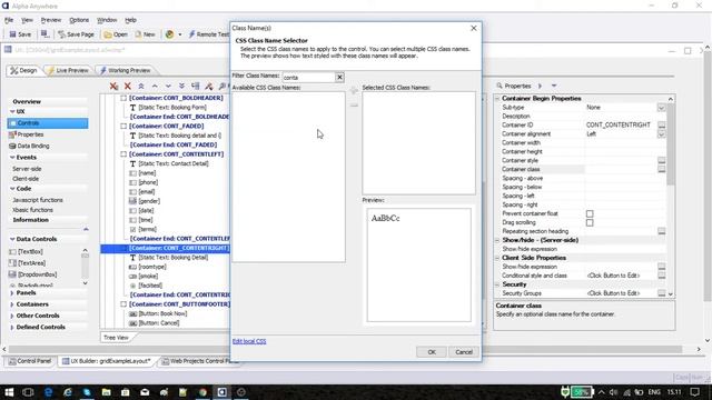 Set Container Class on Container Properties (contentRight) смотреть онлайн