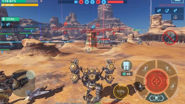 The first battle after the update 8.8 War Robots смотреть онлайн
