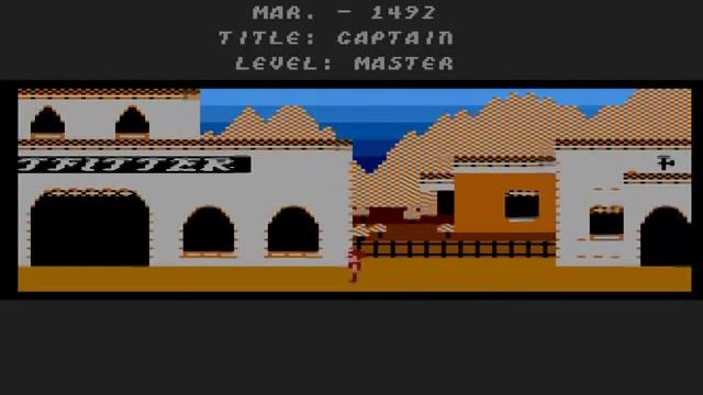 Seven Cities of Gold Intro (8-bit Atari800 XL) смотреть онлайн
