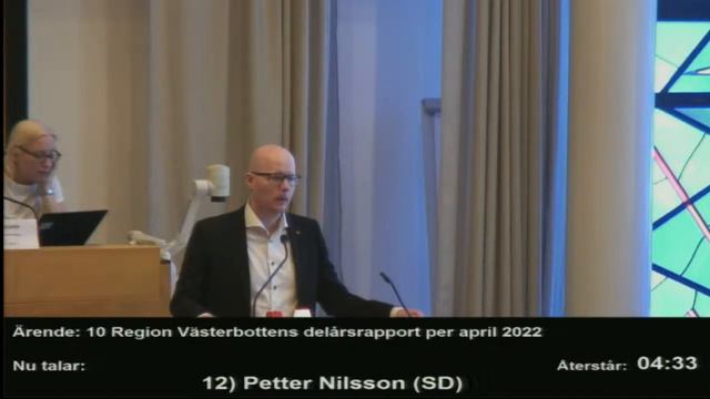 🔴 Regionfullmäktige 2022-06-21 смотреть онлайн
