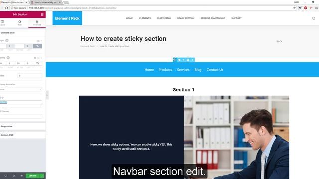 How to Add Sticky in Any Section смотреть онлайн