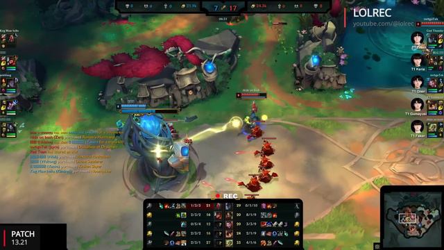Faker, Oner, Keria, Gumayusi, Zeus in NEXUS BLITZ - T1 Team Playing NEXUS BLITZ - Patch 13.21 KR смотреть онлайн
