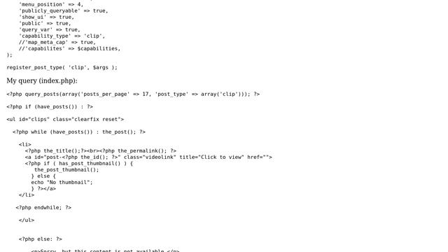 Wordpress: Query not returning CPT posts смотреть онлайн