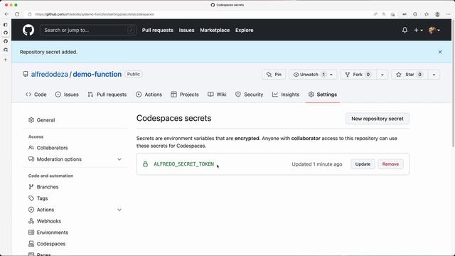 Add secrets to Codespaces смотреть онлайн
