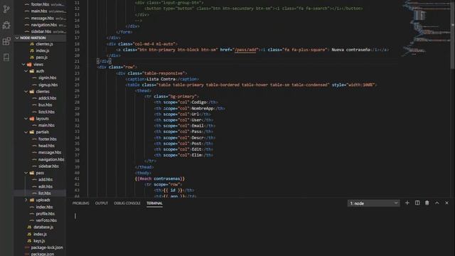 Cómo usar DataTable usando Bootstrap 4 y JQuery - Nodejs смотреть онлайн