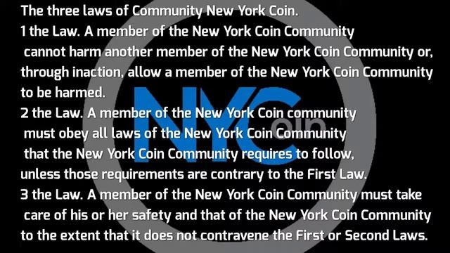 Three Laws, Communities of New York Coin. смотреть онлайн