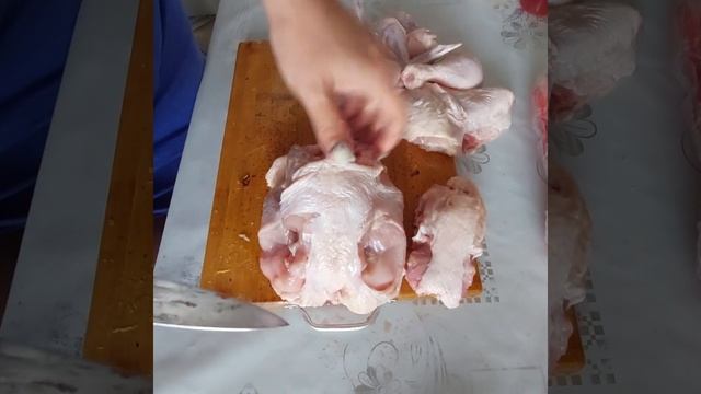 Быстрый способ разделки курицы