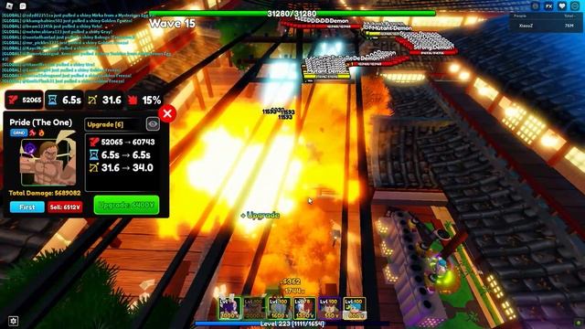 SOLO RAID ENTERTAINMENT DISTRICT ACT 4 ( ESCANOR ) | ROBLOX ANIME ADVENTURES смотреть онлайн