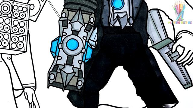 SKIBIDI TOILET - Upgraded Titan CAMERAMAN VS Titan TV MAN - Coloring Pages / How to color/ NCS MUSI смотреть онлайн
