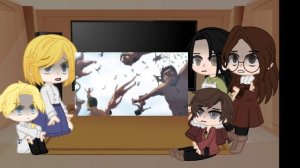 Реакция персонажей Атаки Титанов на ТТ[𑁍]Attack on Titan characters' reactions to TT#АтакаТитанов