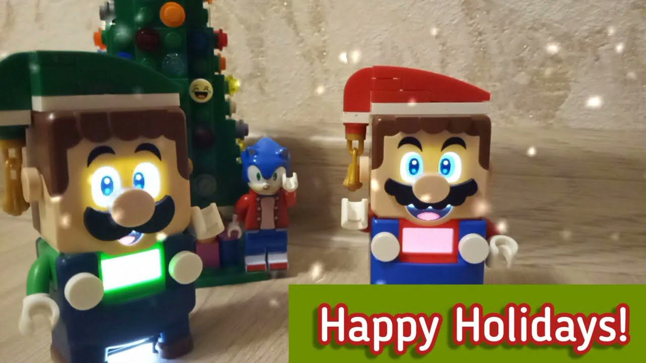 Santa Costumes For Lego Super Mario and Luigi Instruction Homemade For Christmas & New Year #shorts смотреть онлайн
