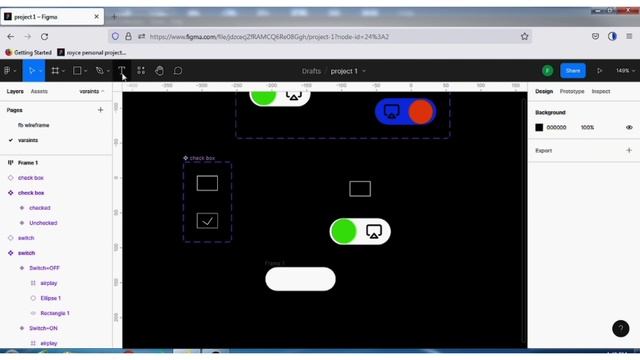 Boolean property in Figma. смотреть онлайн