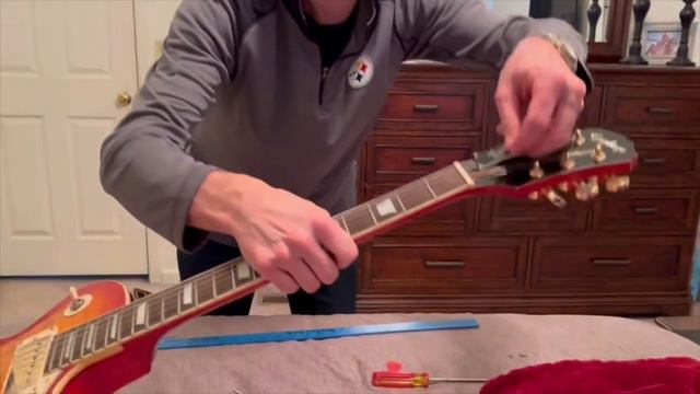 How To Adjust Guitar Truss Rod #Guitar #lespaul #epiphone смотреть онлайн