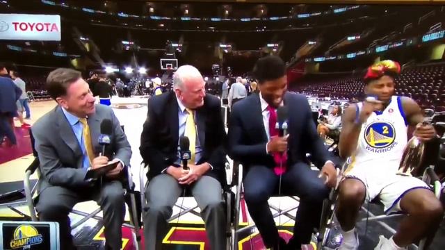 Warriors Jordan Bell drunk on Live TV after Winning NBA Title смотреть онлайн