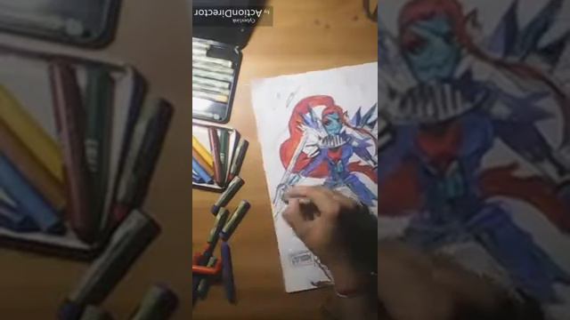 Рисуем Андайн Бессмертную(часть 2) смотреть онлайн