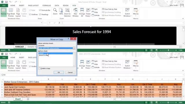 How to Move an Excel 2013 Worksheet to a Different Document For Dummies смотреть онлайн