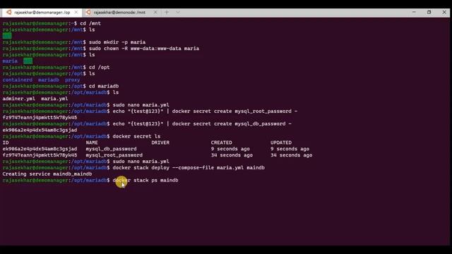 Deploy MariaDB 10.5.5 in Docker Swarm behind Traefik Proxy смотреть онлайн