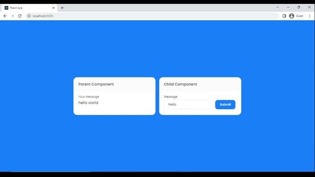 How to Pass Data From Child to Parent Component in React JS | Demo смотреть онлайн