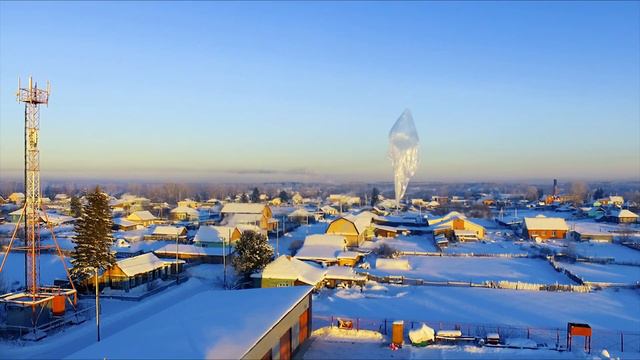 Полёт большого гелиевого шара в космос! смотреть онлайн