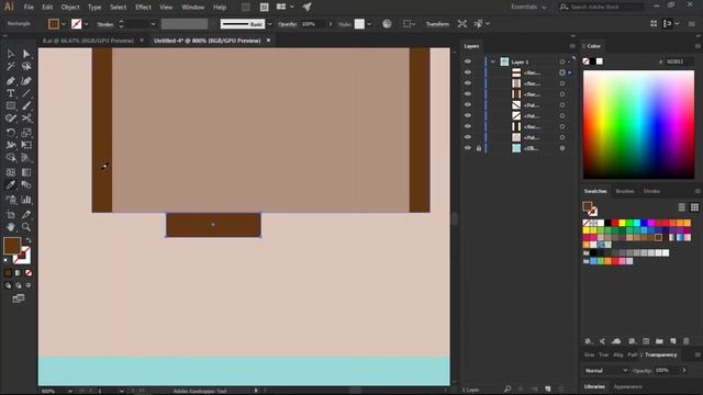 Tutorial Illustrator | Simple Flat Design House смотреть онлайн