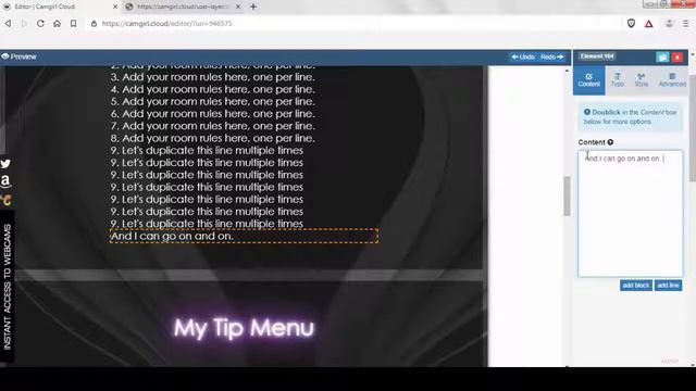 Chaturbate Bio design - Editing Process using CGC Editor Tool смотреть онлайн