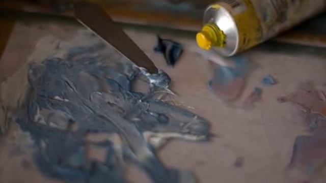 Как нарисовать зимний пейзаж маслом на холсте — Мастер класс масляной живописи мастихином. смотреть онлайн