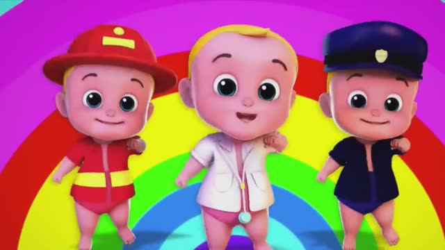 👮 👶 🎉 Танец Карапузов #1 |Карапузы разных профессий отжигают после работы! смотреть онлайн