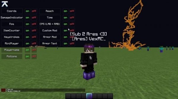 Ares Client, The Best Cracked Minecraft Client | Vex MC