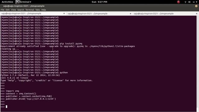 Python ZeroMQ Publish Subscribe Pattern Example смотреть онлайн