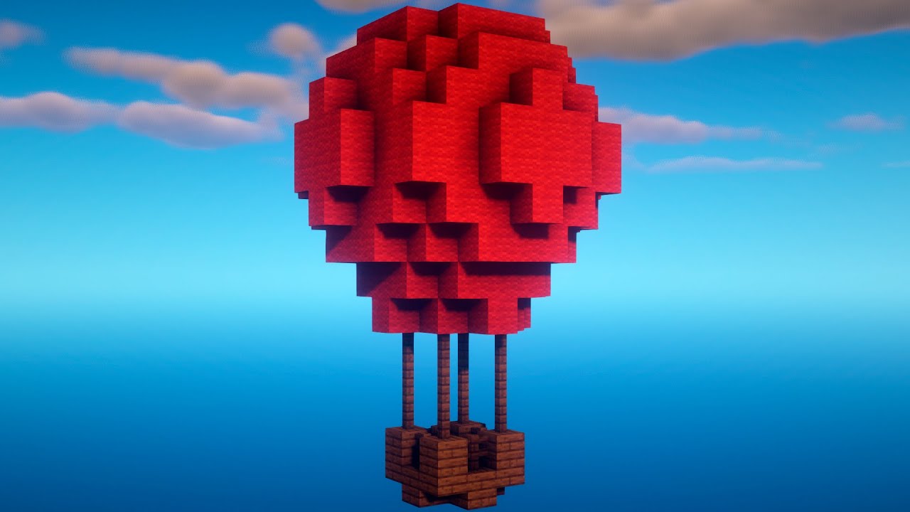 ВОЗДУШНЫЙ ШАР В МАЙНКРАФТ! смотреть онлайн