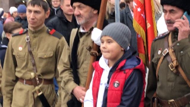 Открытие памятника генералу Шаймуратову в Уфе ко дню Республики Башкортостан ч.11 смотреть онлайн