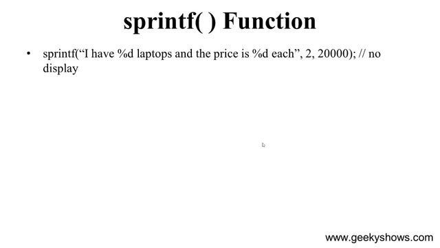sprintf Function in PHP (Hindi) смотреть онлайн