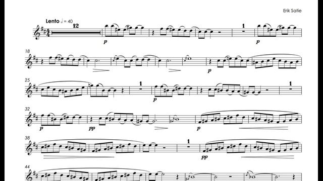 Satie, Erik - Gnossienne No.3 - Alison Balsom trumpet Bb смотреть онлайн