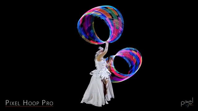 LED hula hoop for dance - Pixel Hoop Pro - Pixel Lights production смотреть онлайн