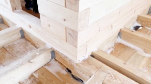 Обзор дома из строганного бруса