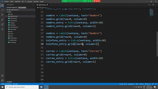 Aplicación básica en tkinter Python смотреть онлайн
