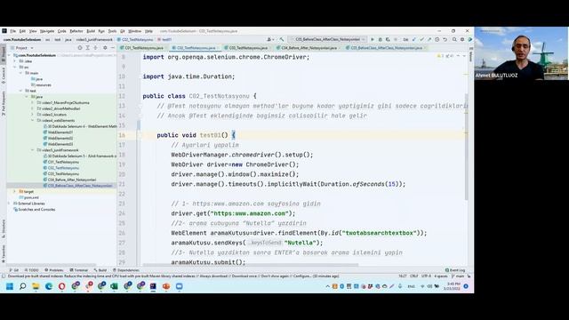 30 DAKIKADA SELENIUM-5 JUNIT FRAMEWORK OLUSTURMA смотреть онлайн